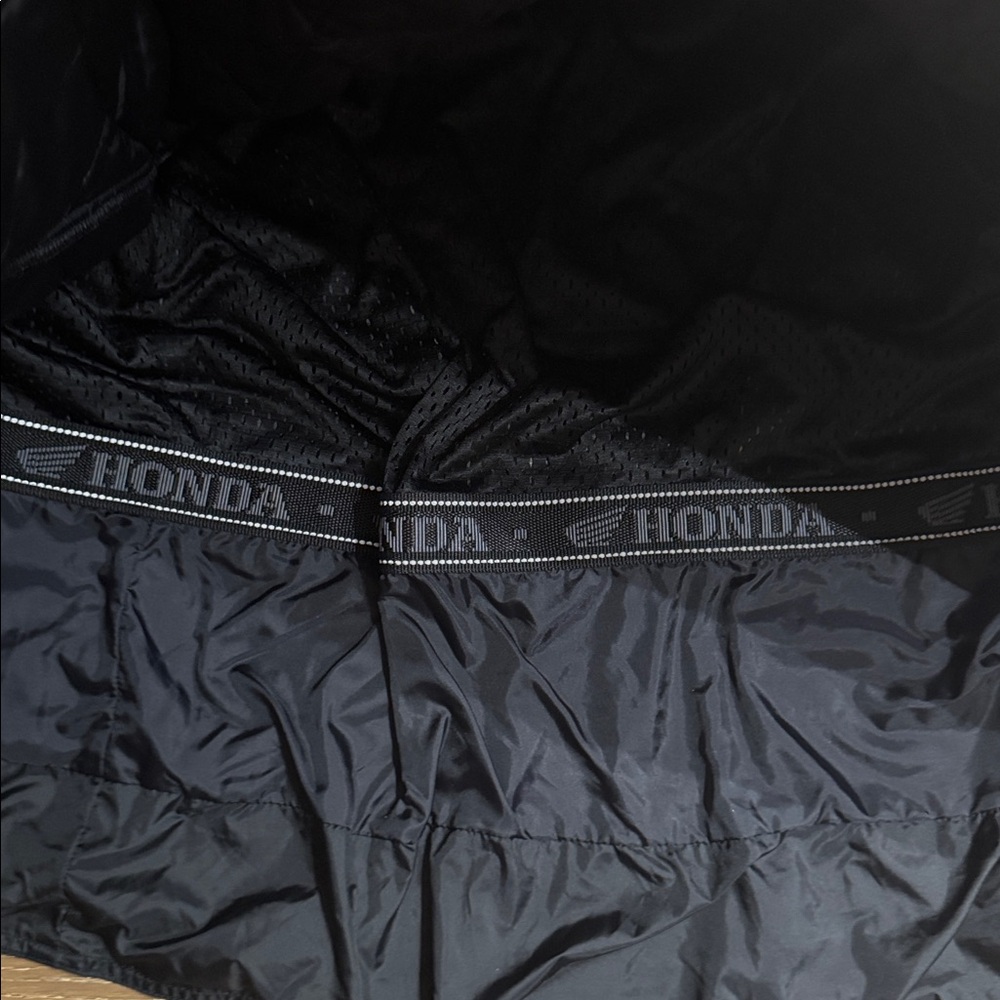 Honda Goldwing Motorcycle Jacket Red Black Belted Touring Coat Size S - Picture 9 of 14